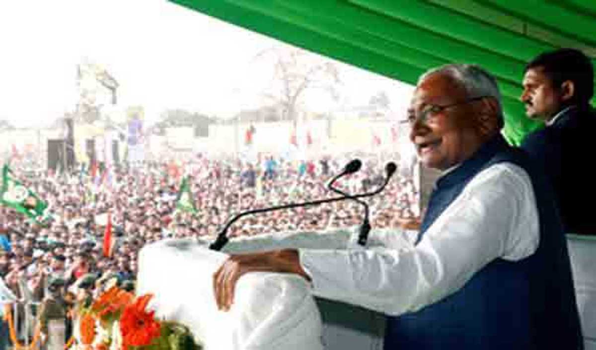 कांग्रेस का है इंतजार, एकजुट होकर लड़ें तो भाजपा को 100 सीट भी नहीं मिलेगी : नीतीश